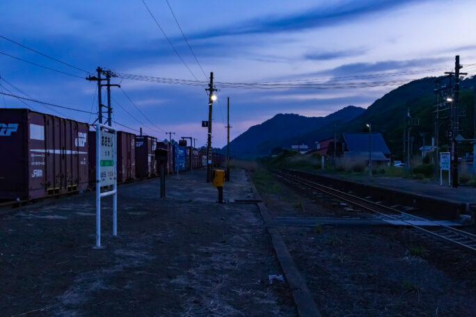 JR室蘭本線・大岸駅（北海道：2025年5月）