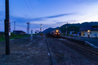 JR室蘭本線・大岸駅(北海道:2025年5月)