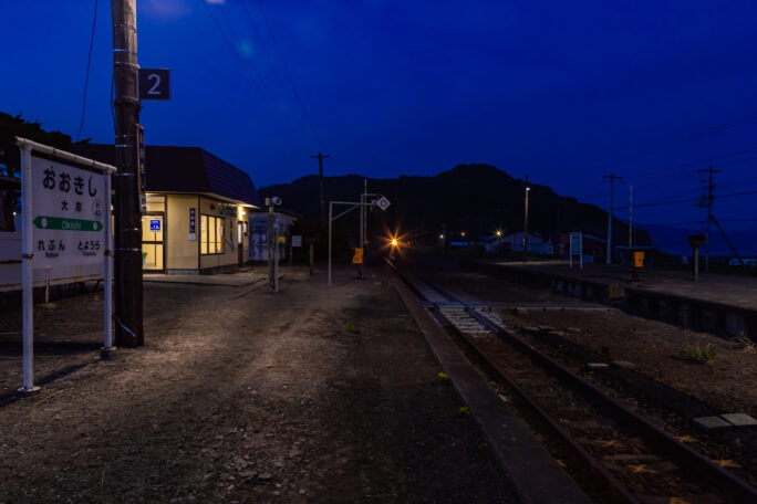 JR室蘭本線・大岸駅（北海道：2025年5月）