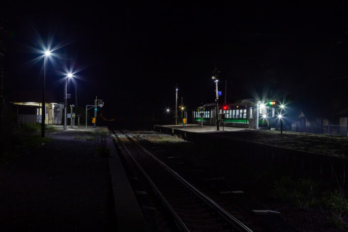 JR室蘭本線・大岸駅（北海道：2025年5月）