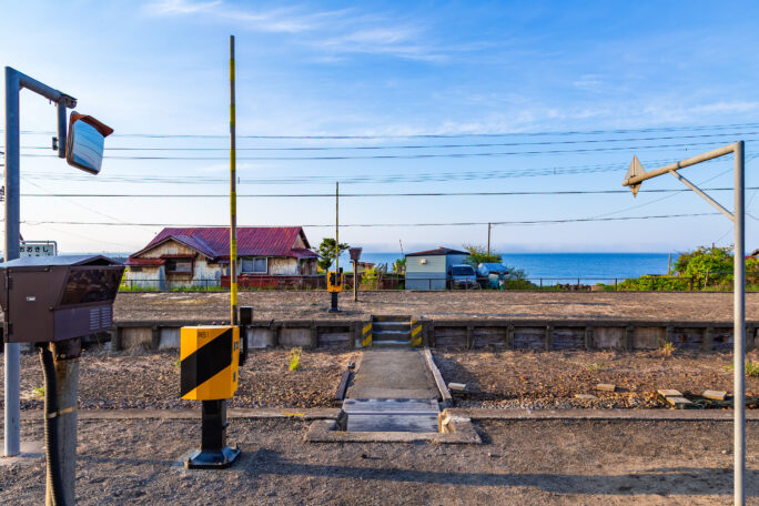 JR室蘭本線・大岸駅（北海道：2025年5月）