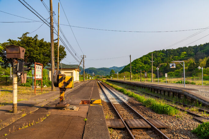 JR室蘭本線・礼文駅（北海道：2025年5月）