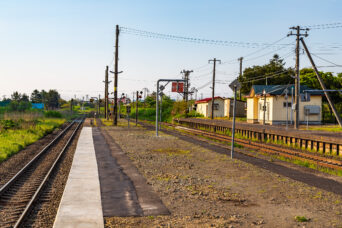 JR室蘭本線・礼文駅(北海道:2025年5月)