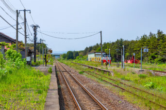 JR室蘭本線・静狩駅(北海道:2025年5月)