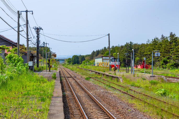 JR室蘭本線・静狩駅（北海道：2025年5月）
