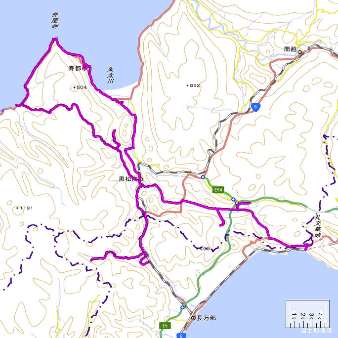 ルート図：ちゃり鉄26号8日目