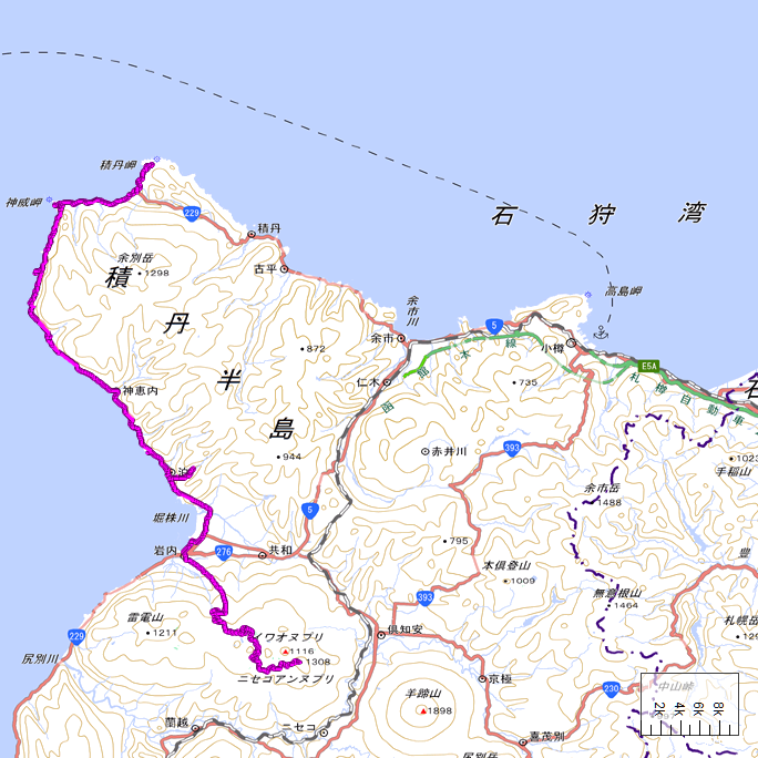 ルート図：ちゃり鉄26号11日目