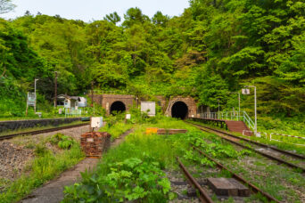 JR室蘭本線・小幌駅(北海道:2025年5月)