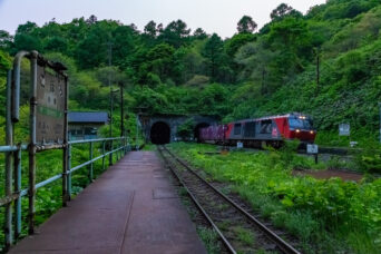 JR室蘭本線・小幌駅(北海道:2025年5月)