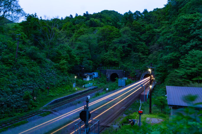 JR室蘭本線・小幌駅(北海道:2025年5月)