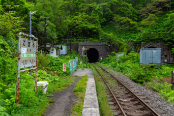 JR室蘭本線・小幌駅(北海道:2025年5月)