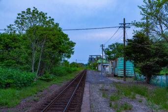 JR函館本線・二股駅(北海道:2025年5月)