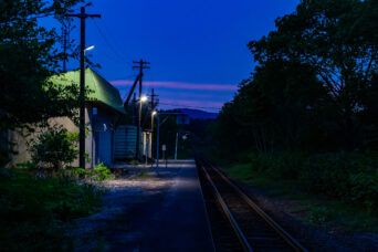 JR函館本線・二股駅(北海道:2025年5月)