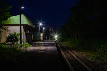 JR函館本線・二股駅(北海道:2025年5月)