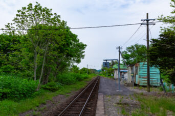 JR函館本線・二股駅(北海道:2025年5月)