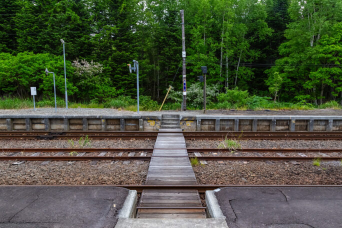 JR函館本線・熱郛駅（北海道：2025年5月）