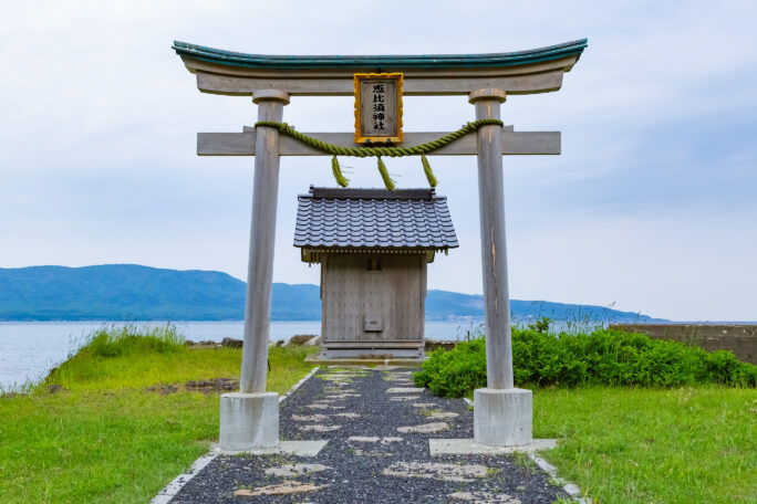 後志・寿都・歌棄集落・恵比須神社（北海道：2025年5月）