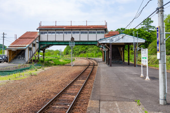 JR函館本線・小沢駅（北海道：2025年5月）
