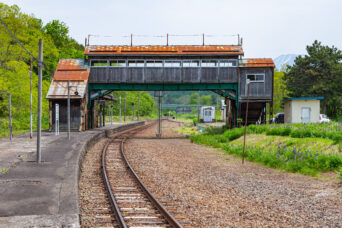 JR函館本線・小沢駅(北海道:2025年5月)
