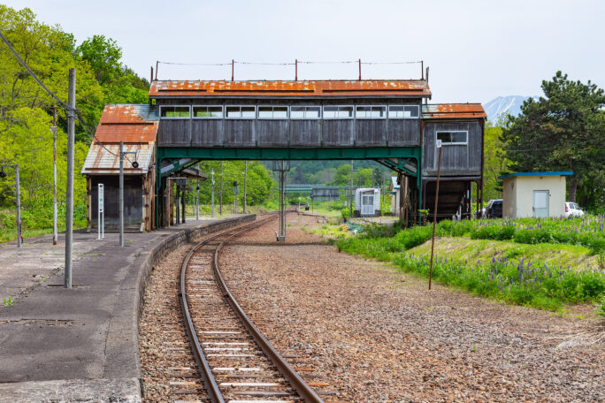 JR函館本線・小沢駅（北海道：2025年5月）