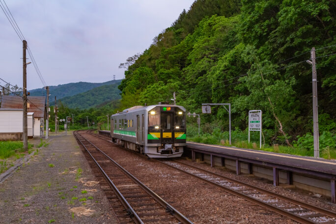 JR函館本線・銀山駅（北海道：2025年5月）