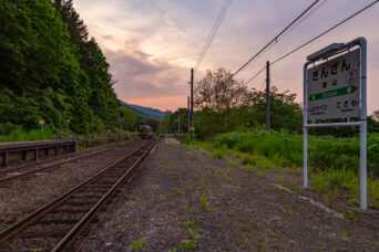 JR函館本線・銀山駅(北海道:2025年5月)