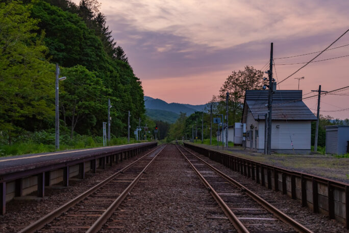 JR函館本線・銀山駅（北海道：2025年5月）