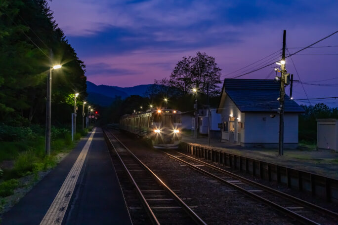 JR函館本線・銀山駅（北海道：2025年5月）