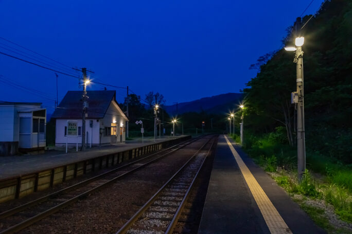 JR函館本線・銀山駅（北海道：2025年5月）