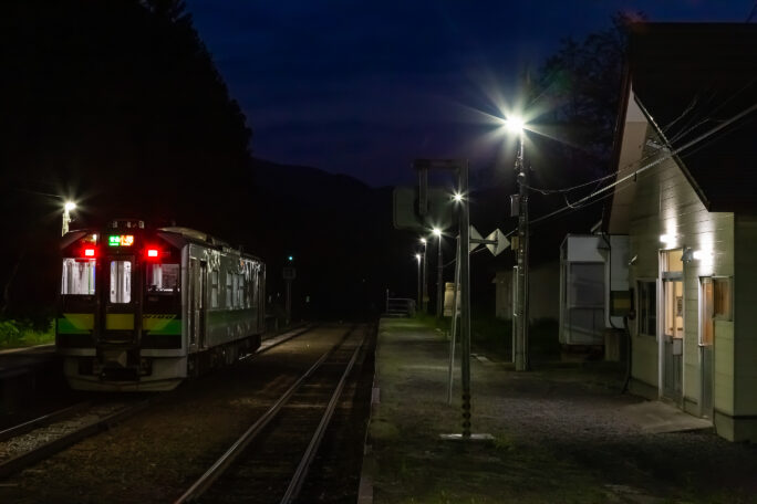 JR函館本線・銀山駅（北海道：2025年5月）
