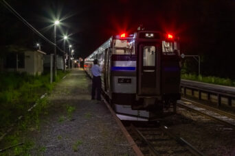 JR函館本線・銀山駅(北海道:2025年5月)