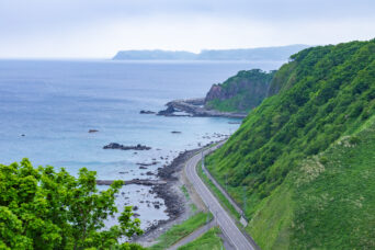 後志・積丹半島・神威岬付近（北海道：2025年6月）