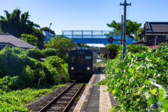 JR大村線・小串郷駅(長崎県:2025年7月)