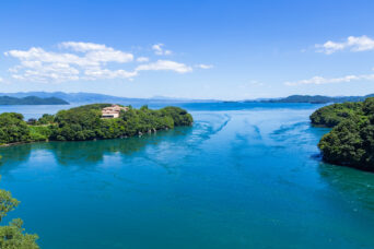 佐世保・西海橋から望む大村湾(長崎県:2025年7月)