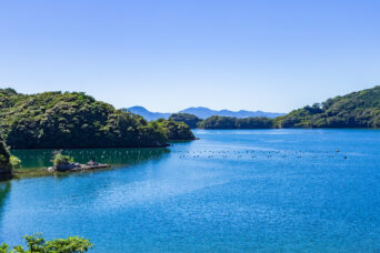 長崎・琴海・鵜瀬島から望む形上湾(長崎県:2025年7月)