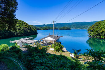 長崎・琴海・鵜瀬島から望む形上湾(長崎県:2025年7月)