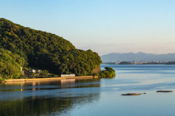 JR長崎本線・東園駅付近(長崎県:2025年7月)