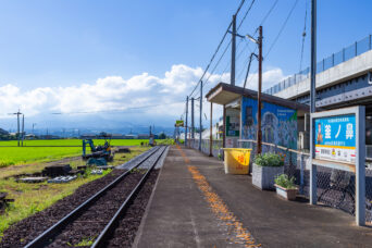 島原鉄道鉄道線・釜ノ鼻駅(長崎県:2025年7月)