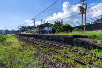 島原鉄道鉄道線・阿母崎駅(長崎県:2025年7月)