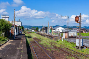 島原鉄道鉄道線・吾妻駅(長崎県:2025年7月)