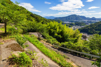 長崎・日見峠から望む東長崎市街地(長崎県:2025年7月)