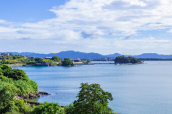 東彼杵・武留路付近から望む鹿ノ島(長崎県:2025年7月)