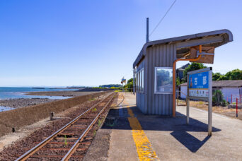 島原鉄道鉄道線・古部駅(長崎県:2025年7月)