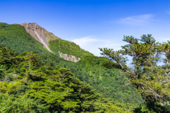 島原半島・雲仙・仁田峠から望む雲仙普賢岳(長崎県:2025年7月)