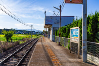 島原鉄道鉄道線・有明湯江駅(長崎県:2025年7月)