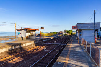 島原鉄道鉄道線・大三東駅(長崎県:2025年7月)