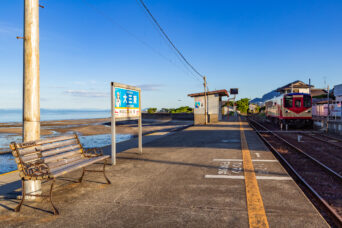 島原鉄道鉄道線・大三東駅(長崎県:2025年7月)