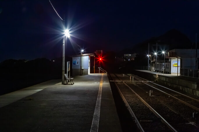 島原鉄道鉄道線・大三東駅（長崎県：2025年7月）