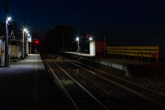 島原鉄道鉄道線・大三東駅（長崎県：2025年7月）