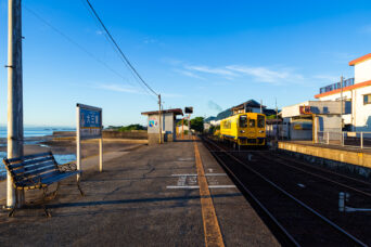 島原鉄道鉄道線・大三東駅(長崎県:2025年7月)
